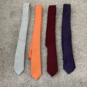 Zara skinny ties